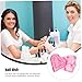 VALICLUD Heart Shaped Glass Nail Art Dish with Lid 1-Piece Crystal Dappen Dish for Acrylic Nails