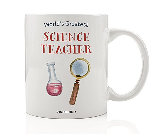 Digibuddha Taza de café para profesor de ciencia, regalo de Navidad, regalo de agradecimiento de estudiantes, 325 ml, DM0307_2