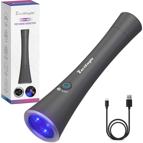 Lampe de poche UV rechargeable UVA-M1 à 3 LED puissantes pour détection