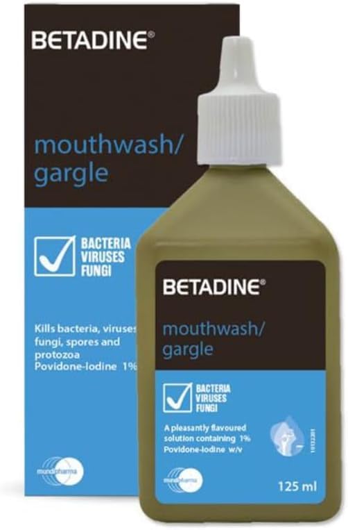 BetadineMouthwash Gargle 125 ml