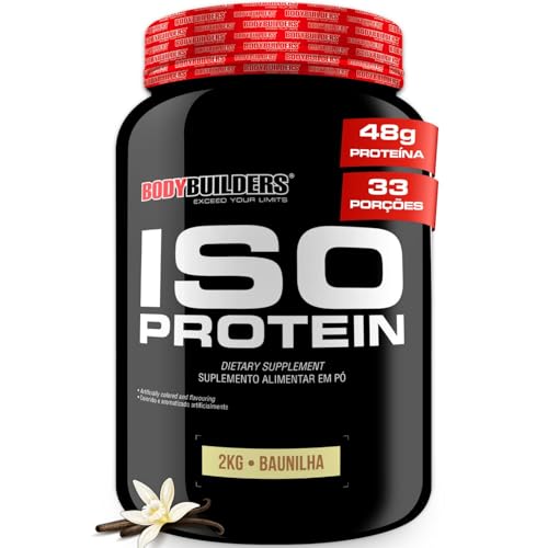 Whey Protein - ISO PROTEIN 2kg - BODYBUILDERS Sabor Baunilha