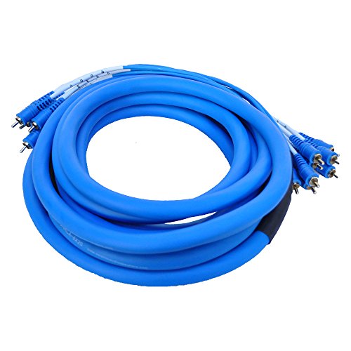Cable snake RCA de 8 canales para organizar el sistema de cine en casa de 20 pies