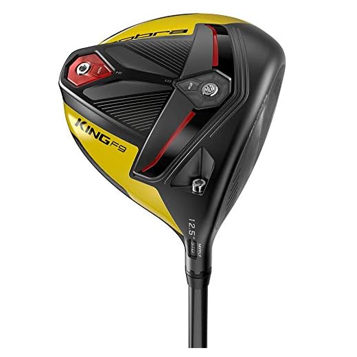 Cobra Golf 2019 F9 Speedback Junior Driver, Black/Yellow, Right Hand, Uniflex, 12.5 Degrees, 39.25 Inches