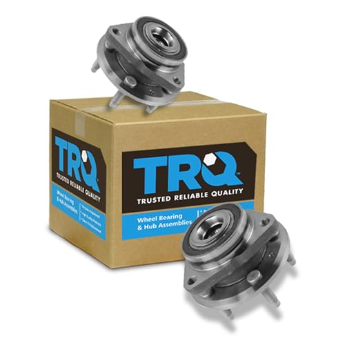 Image of TRQ Front Left and Right Wheel Bearing and Hub Assembly Set 2 Piece Compatible with 2011-2013 Chevrolet Cruze 2014-2015 LT with 16 Inch Wheels 2016 Limited with 16