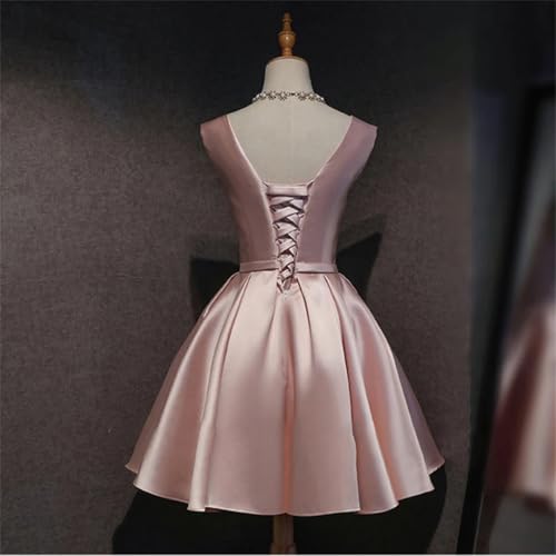 Satin Cocktail Dresses Robes Cocktail Party Dress for Women Graduation Homecoming Dress2