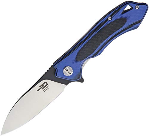 BESTECH KNIVES BG11G-1 Beluga Linerlock Black Blue