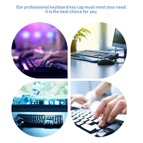 Kit de Teclas Pbt SEWACC de 37 piezas con diseño estándar para teclado mecánico doméstico 3