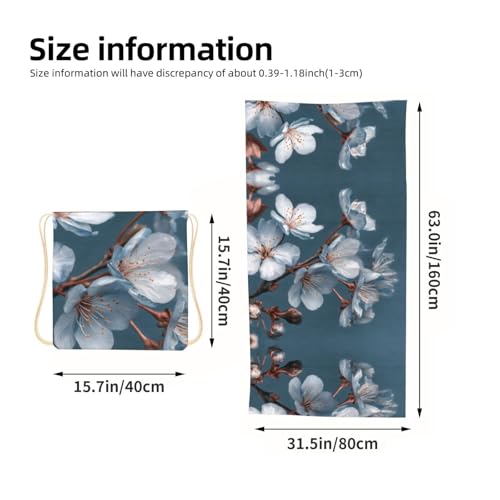 Sac multifonction avec serviette de plage 2 en 1 légère imprimé cerises - 3