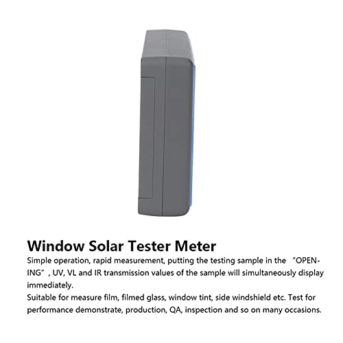 Medidor de Prueba Solar Portátil, Medidor de Transmisión de Automóvil de Película Solar Tintada LS162, Medidor de Rechazo UV IR, Medidor de Transmisión de Luz Visible 3 en 1, IR