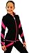 Chloe Noel Figure Skating Spiral Skate Jacket J36 Fuchsia Child Medium