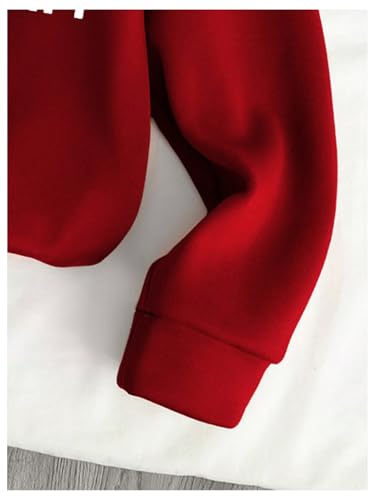 GORGLITTER Girl's Bow Sweatshirt Long Sleeve Crew Neck Cute Preppy Pullover Tops4