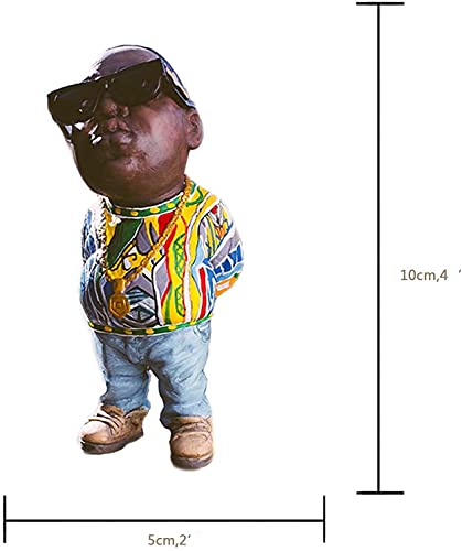 Estatua decorativa Snoop Dogg en resina 3.94 pulg de alto miniatura 7
