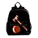 Sac à Dos Enfant Outil de Marteau en Bois Sac à Dos pour Enfant Sac d'école pour Tout-Petits Porte-Sac pour Enfant de 3 à 8 Ans 25.4x10x30 CM
