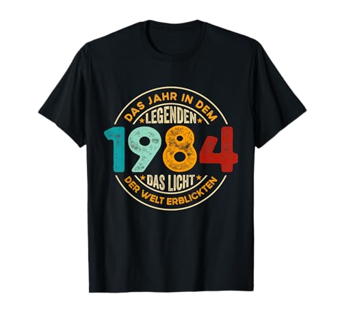 Compleanno 1984 leggende nate nel 1984 Vintage nato 1984 Maglietta
