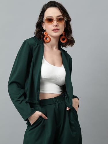 Image of KOTTY Women's Dress Pant with Blazer Co-ords Set