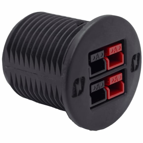 Kit Anderson Powerpole PP15/30/45 dual de panel 30A 58V con cubierta impermeable PowerPort-2