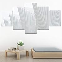 SIGNWIN 5 Panel Canvas Wall Art Modern Art Shapely Patterns Windows for Home Decorations Ready to Hang - 60