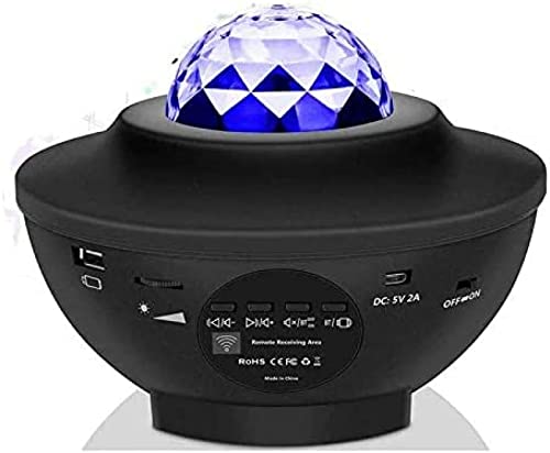 Proiettore 360 ¹¹Pro - Il miglior proiettore Galaxy - LED con onde dacqua stellate e musica bluetooth
