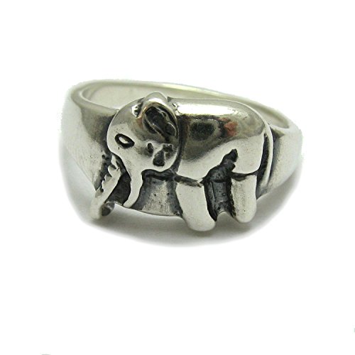 Bague éléphant argent 925 Empress l'artisanat d'exception R000254