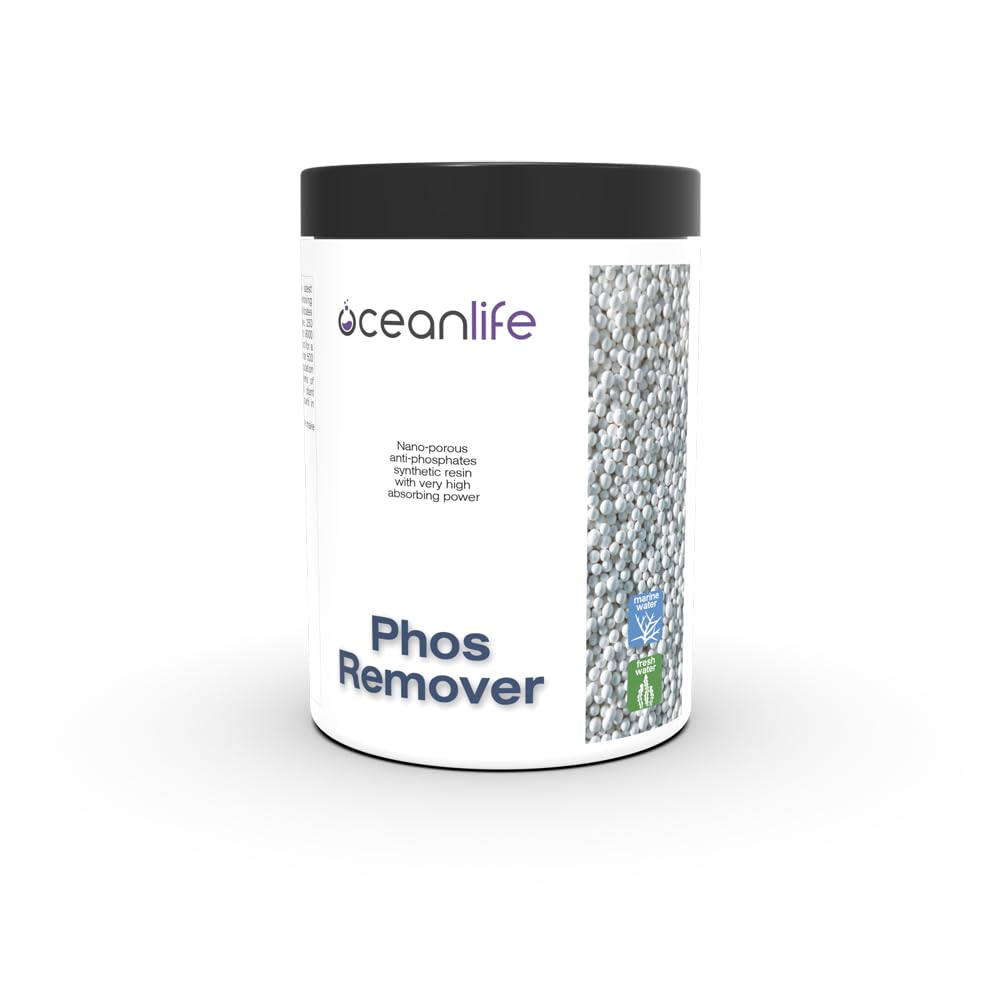 Oceanlife Phos Remover - 1000 ml - Resina Sintetica per la rimozione di Grandi quantità di fosfati e silicati in Acquario