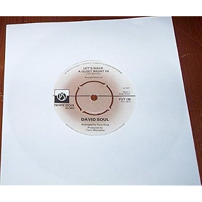 David Soul Let's Have A Quite Night In / Mary's Fancy original 45 rpm 7 inch Vinyl Record