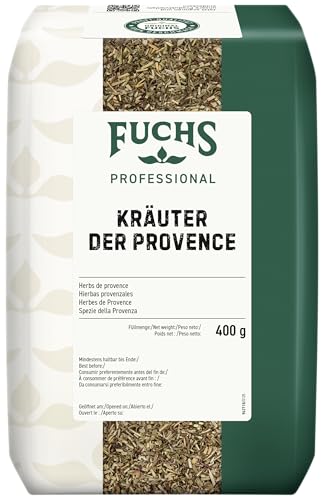 Fuchs Professional - Kräuter der Provence | Kräuterkomposition zum Würzen von Suppen und Eintöpfen | Profi-Qualität für Großverbraucher und Gastronomie | 400 g im recyclebaren Beutel