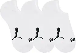 Meias Kit 3 Pares Meia Soquete Puma Masculina - Branco PUMAFeminino