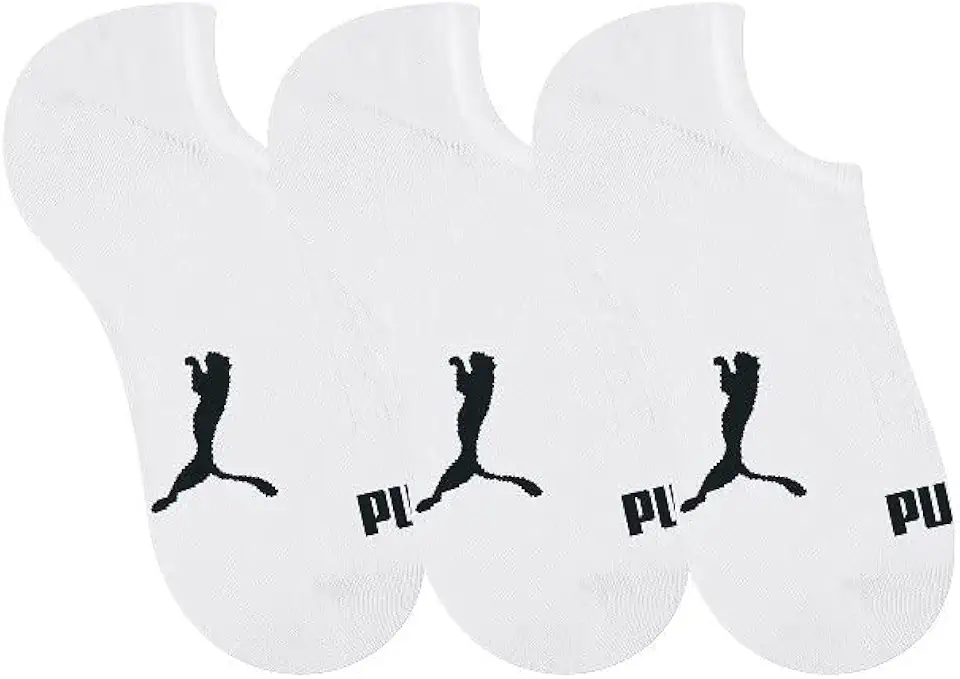 Meias Kit 3 Pares Meia Soquete Puma Masculina - Branco PUMAFeminino