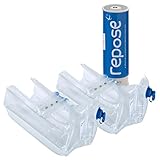 Repose - Pressure Relieving Foot Protector Plus with Manual Pump - Inflatable Pressure Cushion for Feet and Heels - Aids in the Prevention of Foot Ulcers - Standard Size, Pair