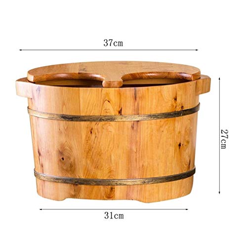 Baño de pies de madera para pedicura y masaje miniatura 6