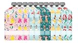 Simple Modern Disney Reusable Baby Food Pouches for Toddlers | BPA Free Plastic, Food Safe, Freezer Safe | Refillable for Applesauce Yogurt & Puree Squeeze Pouch | 10 pack | 5oz | Disney Princesses