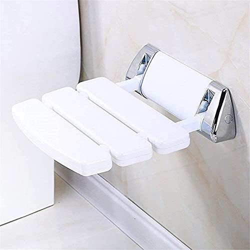TBLOTYD Shower Stool Bath Chair Shower Seats Wall-Mounted Bathing Stool Shower Bench Changing Shoes Stool Non-Slip Folding Chair Bathroom Toilet Shower Seats Chair-Bath Stool