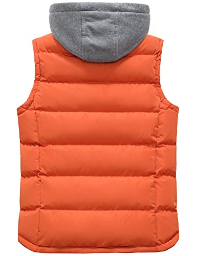 Image of ZSHOW Men's Puffer Vest Removable Hooded Vest Outdoor Winter Vest