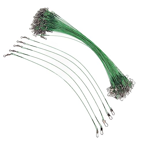 RiToEasysports Fishing Leaders de acero, 100 unidades miniatura 5
