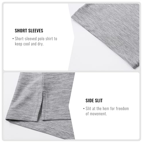 Cimic 3 Pack Polo Shirts for Men Short Sleeve Tennis Quick Dry Performanc Golf Moisture Wicking Athletic Collar Tops4
