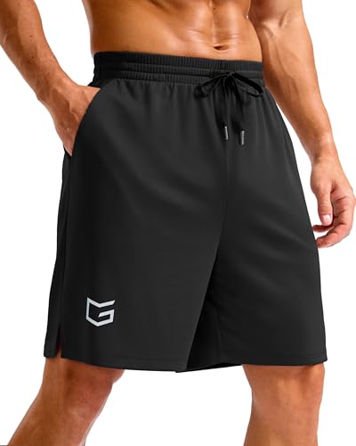 Image of G Gradual Men's Athletic Workout Shorts with Pockets 5 inch /7 inch /9 inch Lightweight Quick Dry Gym Basketball Running Shorts for Men