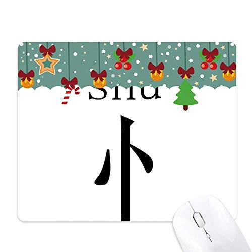 Tapis de souris de jeu grand format caoutchouc tapis de bureau Noël shu