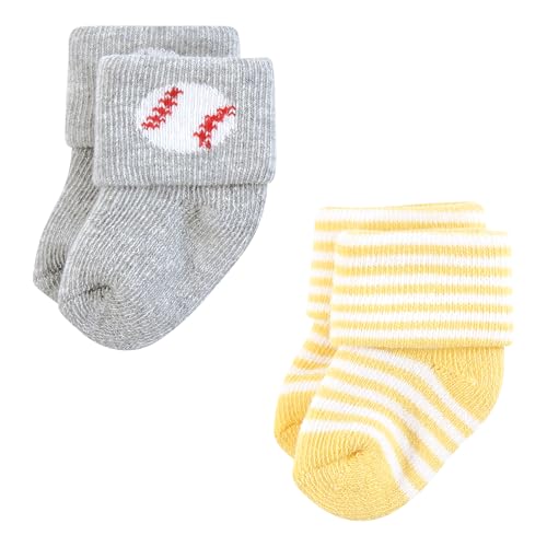Image of Hudson Baby Baby 8-pack Cotton Rich Newborn and Terry Socks