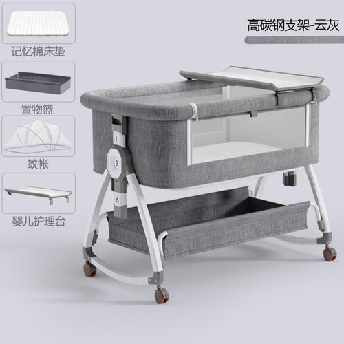 Amazon.co.jp: ベビーベッド [2024新型] 添い寝ベッド 5in1 新生児