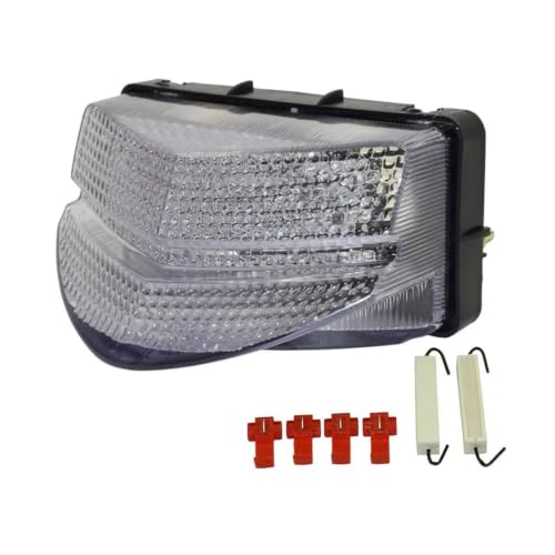 Feu de freinage LED CBR600S bloc optique arrière transparent premium pour moto 2001-2003