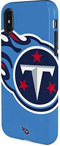 Skinit Pro Phone Case Compatible with iPhone X - Officially Licensed NFL Tennessee Titans Large Logo Design