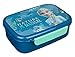 Scooli FRUW9903 Fiambrera de plástico con dos clips, Disney Frozen II, fácil de abrir y cerrar, sin BPA ni ftalatos, aprox. 18 x 13,5 x 6 cm