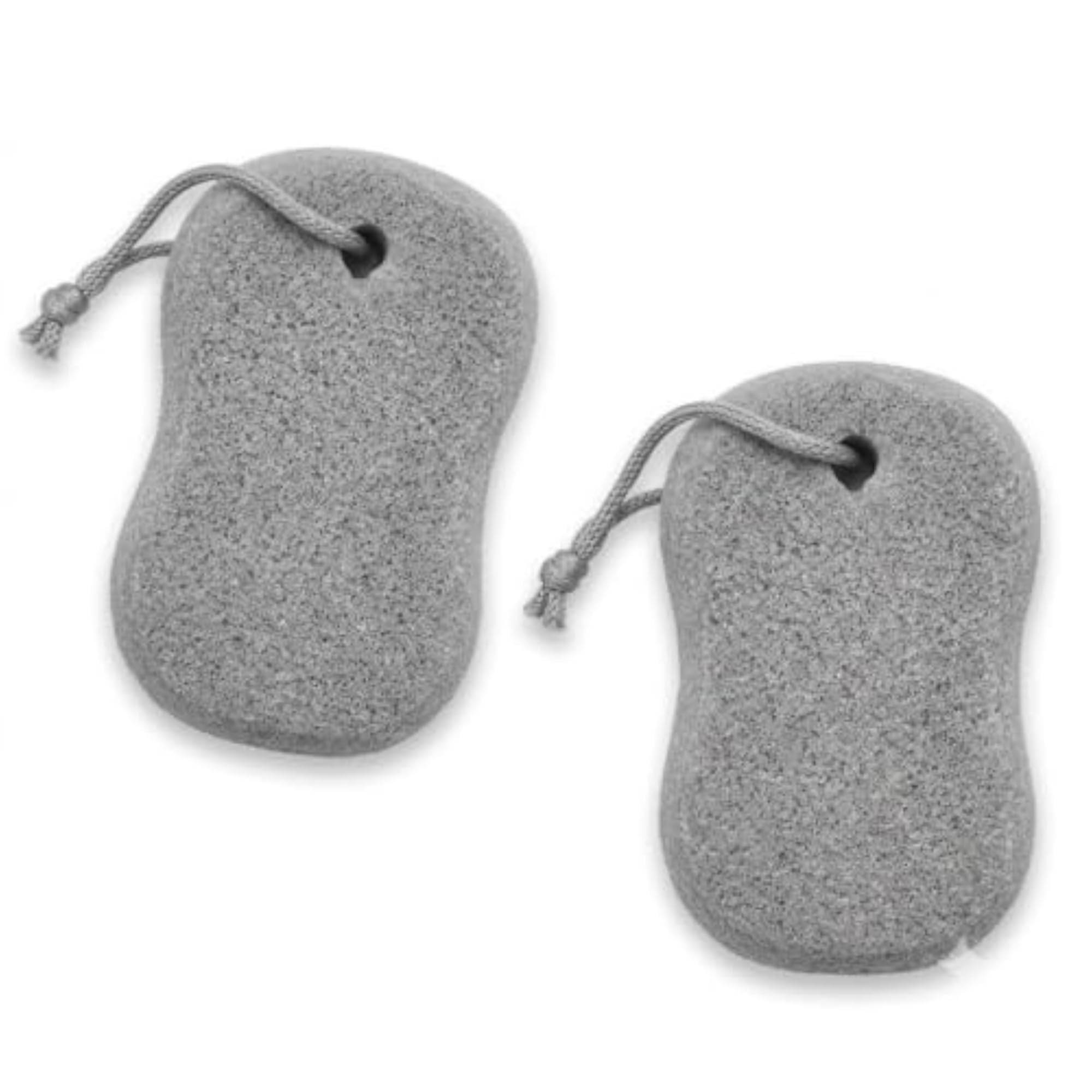 Oval Shape Stone Foot Scrubber, 2 Pcs
