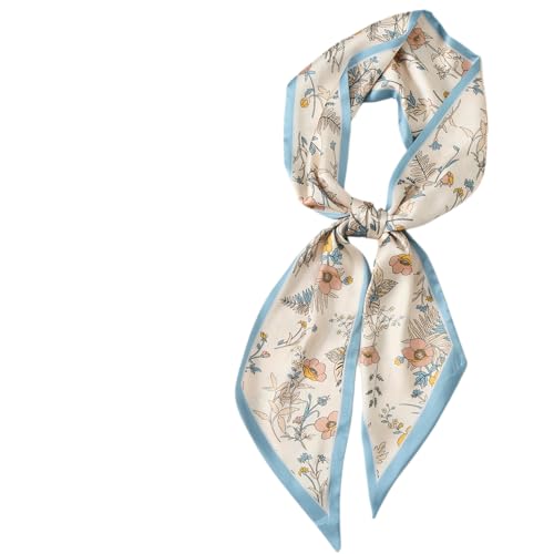 Image of CorssKulture Lightweight Satin Ribbon Scarf for Women's 150 x 15 cm | Silky Soft Scarf Perfect for Gifting