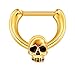 Geavonyg Stainless Steel Skull Nose Studs Delicate Designs Jewelry for Punk Styles and Trendy Fashion Enthusiasts Punk Styles Studs