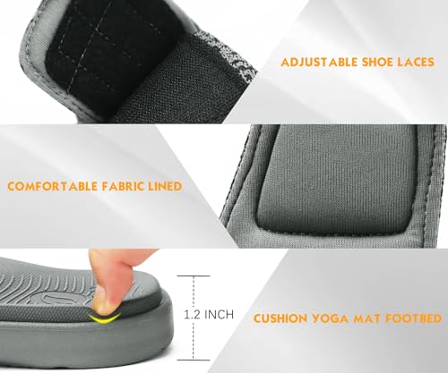 Image of ONCAI Mens Slide Sandals Open Toe Athletic Adjustable Straps Orthotic Plantar Fasciitis Sport Sandals with Soft Cushion Arch Support Footbed Size 7-13