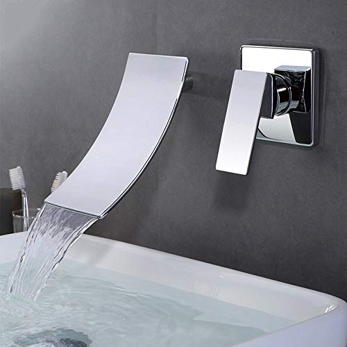 Robinet de lavabo cascade murale à grand débit pour un remplissage rapide