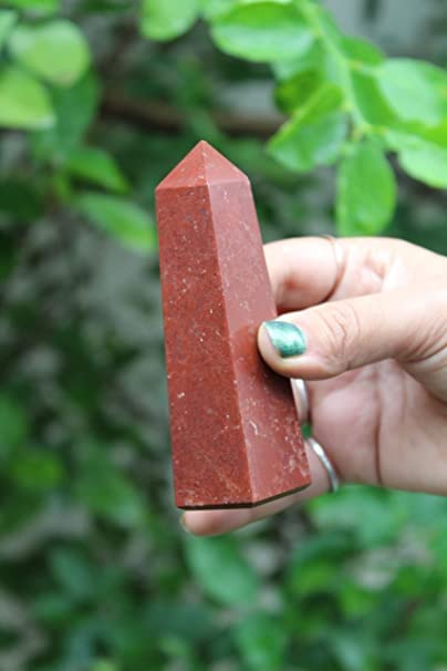 Jet Energized Gemstone Tower Approx. Length 3.5 To 4 Inch Approx. Weight 80-120 Grams (Single Piece) Stress Relief (Red Jasper Metrix Gemstone Tower) (Red Jasper Metrix Gemstone Tower) Jet Energized Gemstone Tower Approx. Length 3.5 To 4 Inch Approx. Weight 80-120 Grams (Single Piece) Stress Relief (Red Jasper Metrix Gemstone Tower) (Red Jasper Metrix Gemstone Tower)