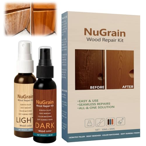 NuGrain Wood Repair Kit, Professional Wood Floor Scratch Repair, Floor