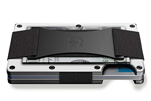 The Ridge Wallet Thinner Than a Smartphone, Money Band, Cash Strap, Aluminum, White - Image 4